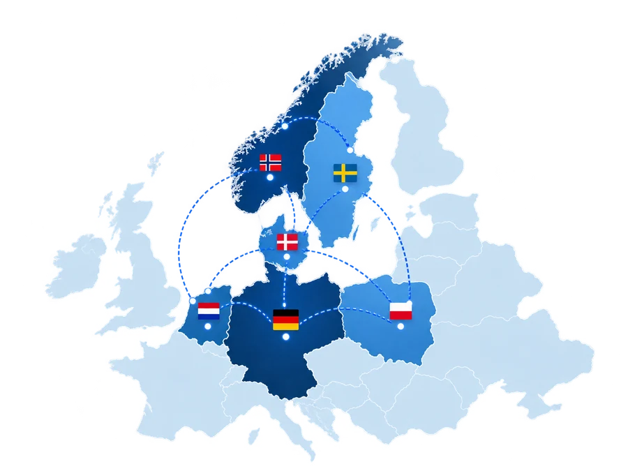 SkippersBay internasjonalt marked i Europa